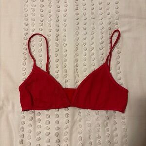 La Hearts Vibrant Red Bralette